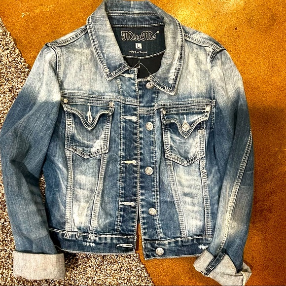 Miss Me Jackets & Blazers - Miss Me Jean Jacket-large